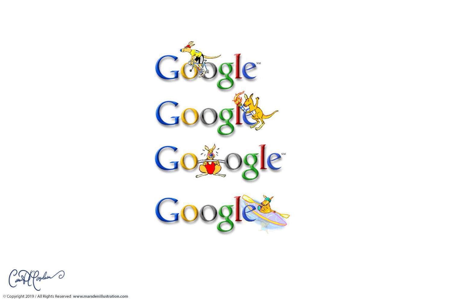 Google Doodles by Marsden