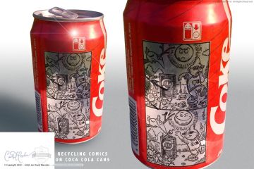 Coca Cola Recyling Comics - "Put it in Bin Challenge"