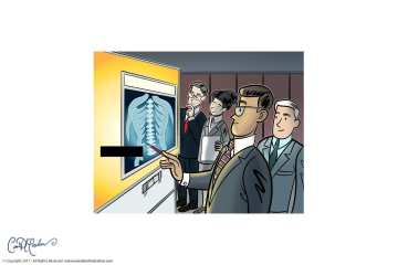 Business Illustration - "X-Ray"