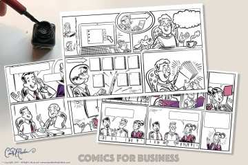 Custom Comic Strips for Financial Product