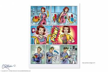 Business Comics for Poster and Motion Videos - Dräger Global