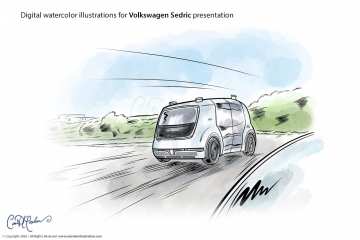 Volkswagen Sedric Concept - test drive