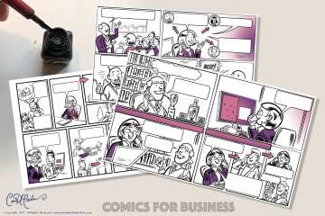 Business comics for Financial Product