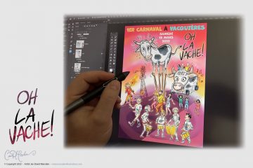 Coloring the artwork - Oh la Vache! - Carnival