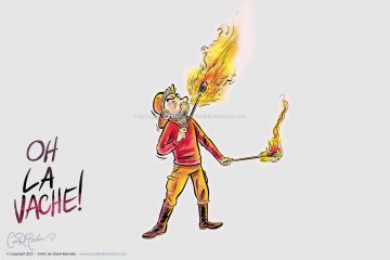 Fire Breather Character - Oh la Vache! - Carnival