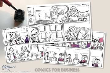 Business Comics for financial products