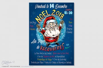 APE Noel Poster with Santa