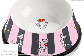 Cat Bowl with Queen Cat