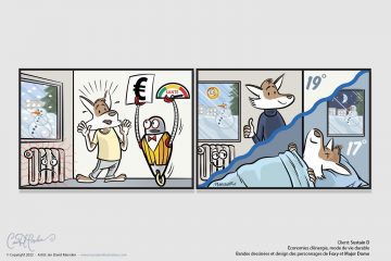 Energy Saving Comic Strips - Day and night temperatures