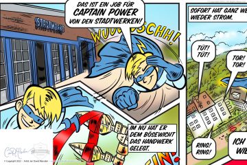 Comic Strip - Captain Power