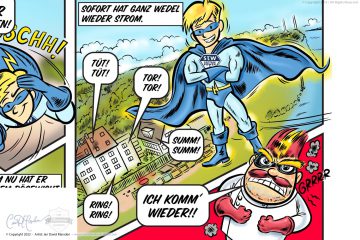 Comic Strip - Captain Power