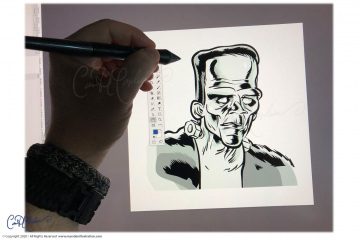 Monster Portrait - Frankenstein's Monster