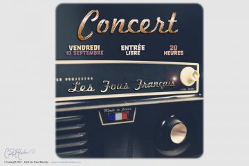 Les Fous Francais - Affiche Concert