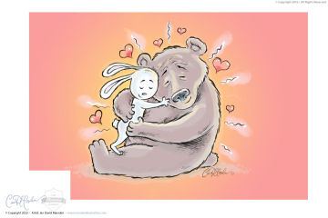 Bear and Bunny Hug