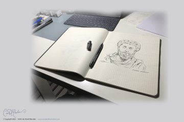 Marcus Aurelius - Pen Sketch