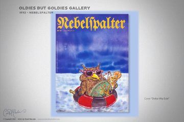 Archives - Nebelspalter 1992 -  COVER "Owl Vacation"