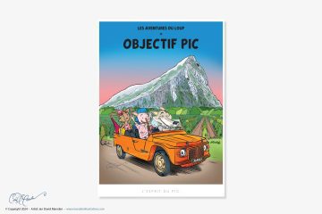 Objectif Pic Saint-Loup -  - illustrated poster