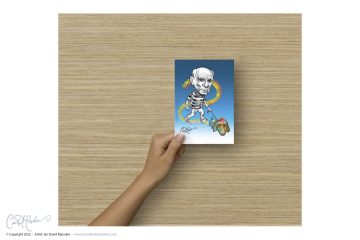 Pablo Picasso Postcard - Artist Portrait Series - Picasso, Kahlo, Van Gogh, Dali