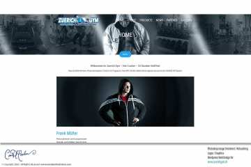 Wordpress Homepage for ZürichGym