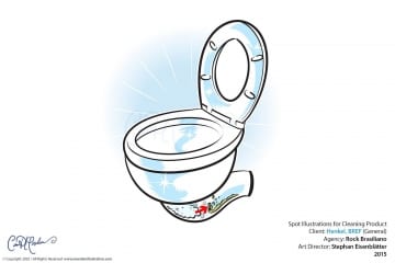 Henkel - Sparkling toilet bowl and clean pipe