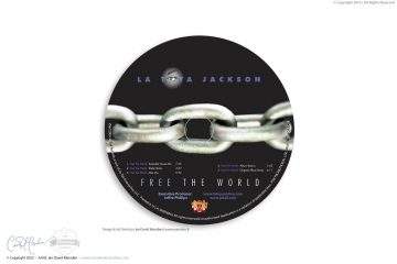 La Toya Jackson - "Chain" Free The World Album Cover and CD  Design