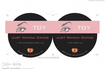 La Toya Jackson - "TOY Eye Logo" Album Cover and CD  Design
