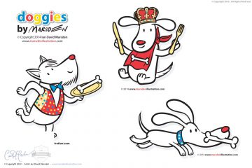 Doggies Character Designs by Ian Marsden