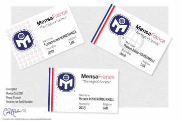 Concepts for ID Card Design - Mensa (France)