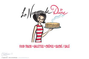 La Normande Dine - Food Truck Logo