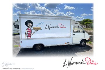 La Normande Dine - Food Truck Logo