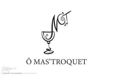 Restaurant and Bar Logo - “O Mas’Troquet”