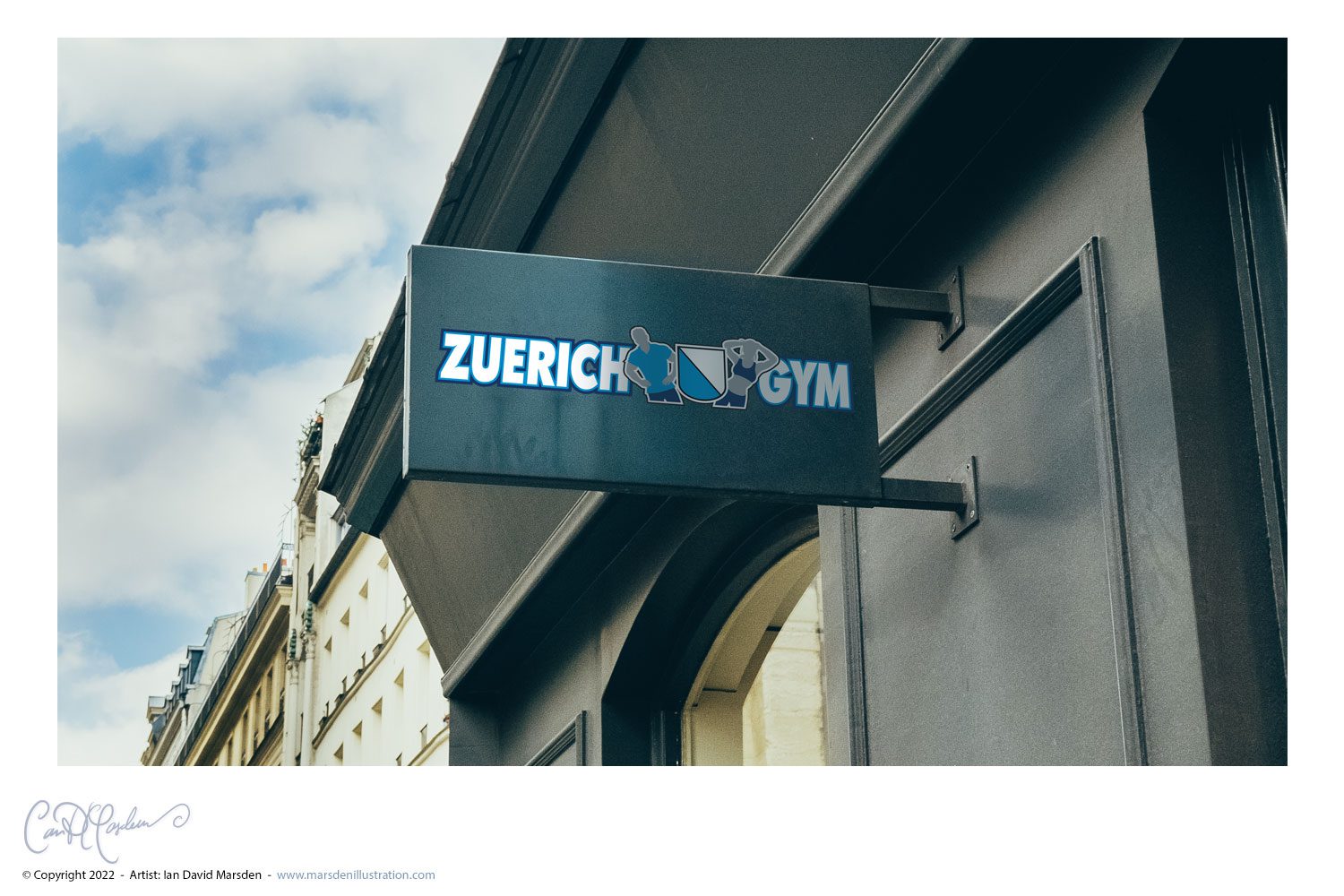 ZuerichGym logo design