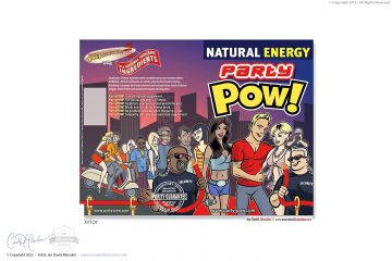 Packaging and Character Design - Party POW! Party Pack Exterior