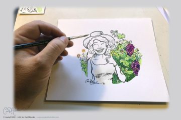 Lady with a green thumb