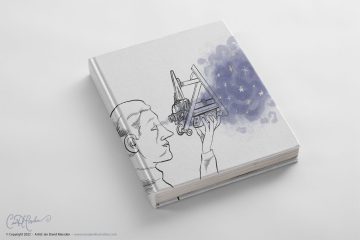 Book design with “ Understanding the universe” sketch