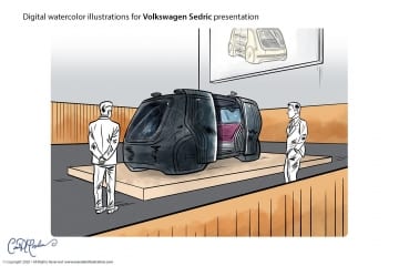 Volkswagen Sedric Concept - black limo version