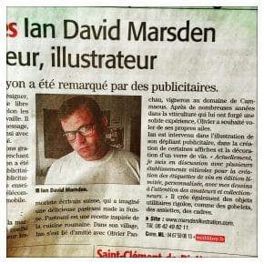 midilibre article sur ian david marsden illustrateur, dessinateur